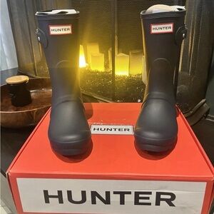 Hunter Original Short Rain Boots Navy Women’s US 5 EU 36 Waterproof